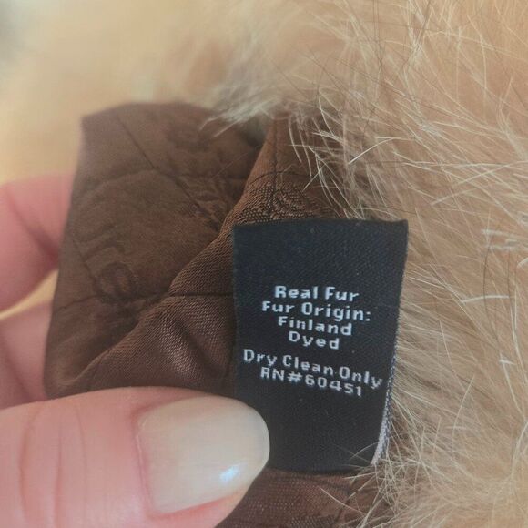 Natural fur hat NWOT - Picture 4 of 4